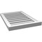 Ekena Millwork Vertical Surface Mount PVC Gable Vent: Functional, w/ 2"W x 2"P Brickmould Sill Frame, 18"W x 26"H GVPVE18X2603SF - alternate 3